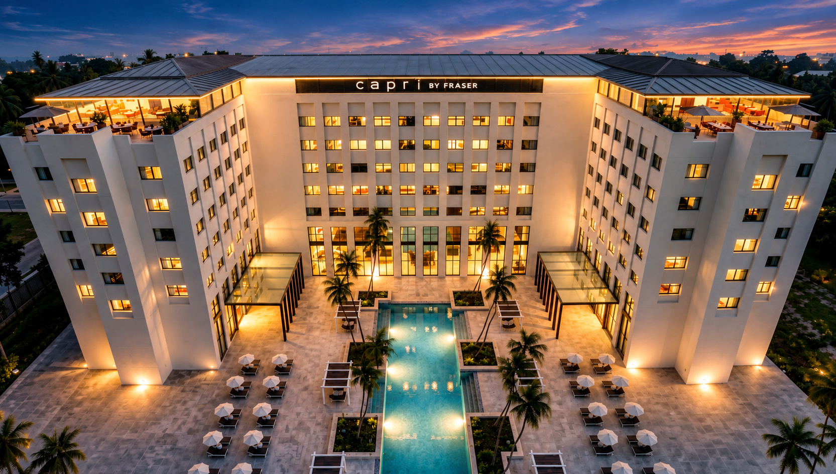 Capri by Fraser, Abuja — development view