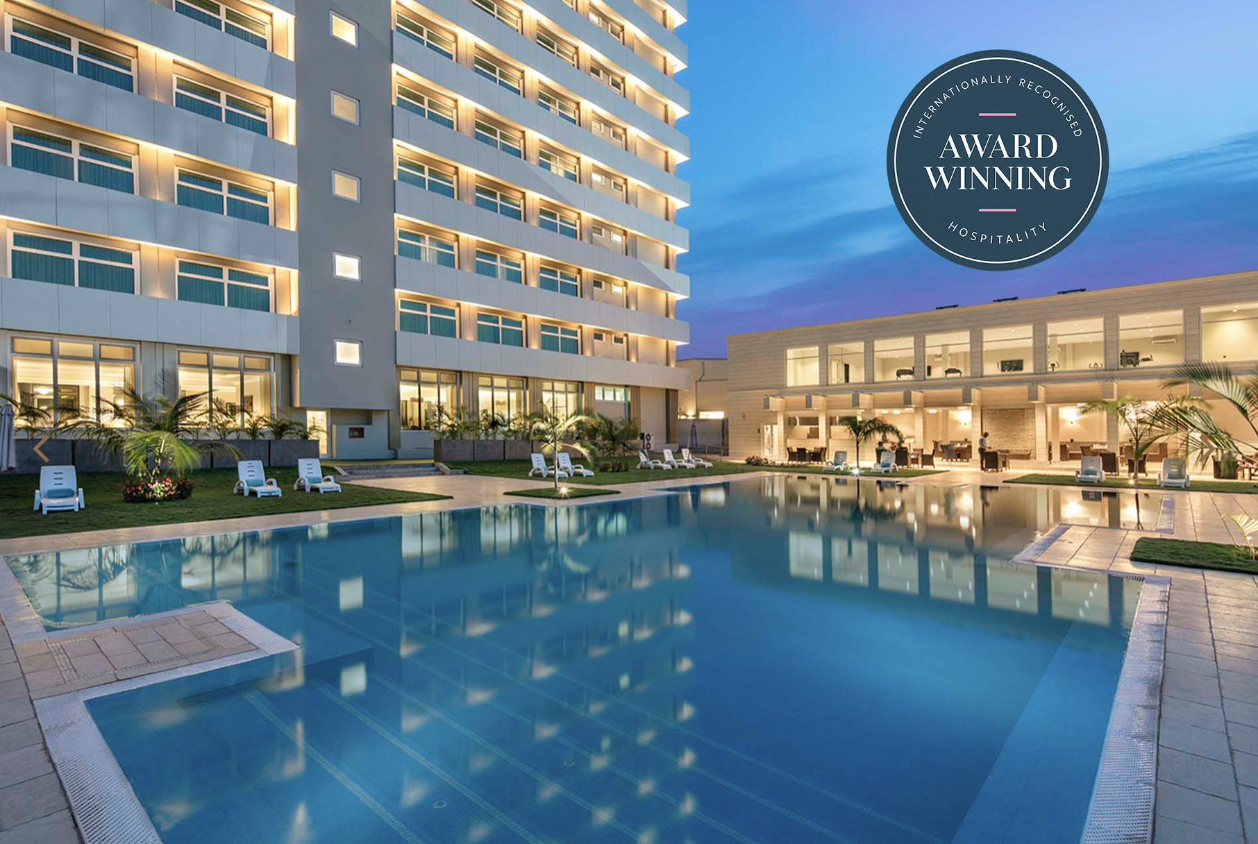 Fraser Suites Abuja — pool and terrace